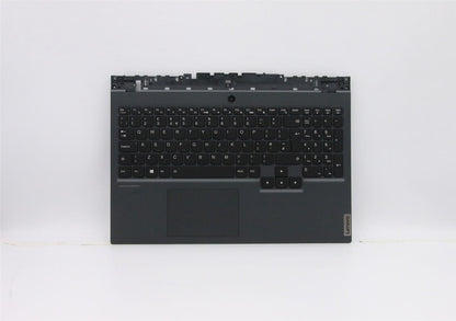 Lenovo Legion 5-15IMH05H Palmrest Cover Touchpad Keyboard UK Black 5CB0Z26773