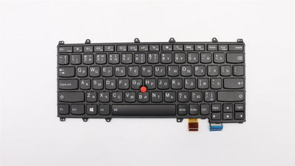 Genuine Lenovo Yoga 260 Keyboard Kazakh Black Backlit 00PA142 00PA224