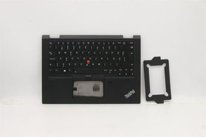 Lenovo ThinkPad X13 Gen 1 Keyboard Palmrest Top Cover Estonian Black 5M10Y85906