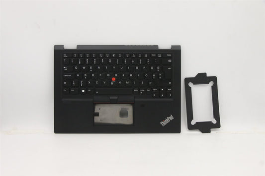 Lenovo ThinkPad X13 Gen 1 Keyboard Palmrest Top Cover Estonian Black 5M10Y85906