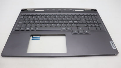 Lenovo Legion S7 16IRH8 Palmrest Cover Keyboard Nordic Grey Backlit 5CB1L67974
