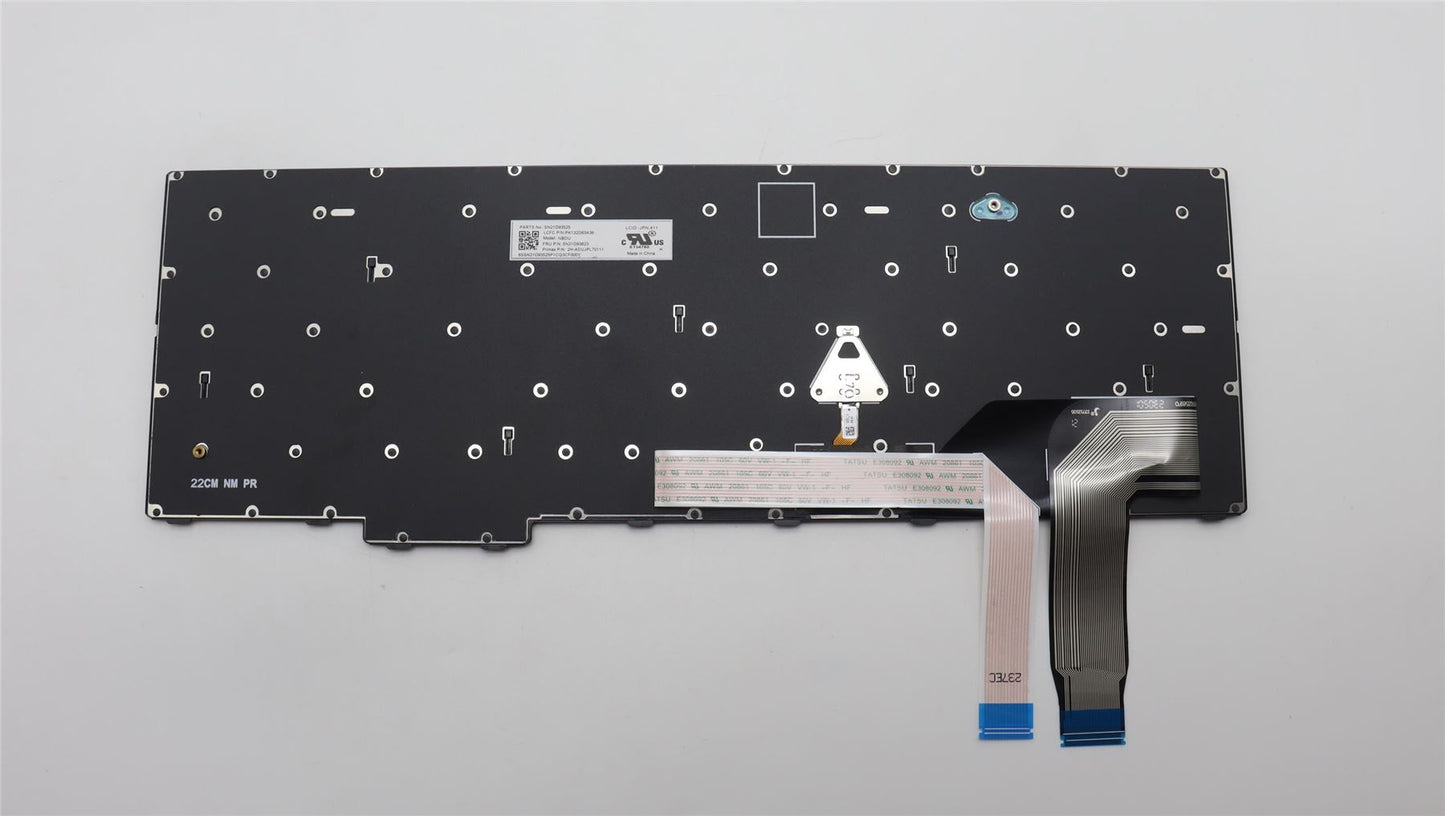 Lenovo ThinkPad P16s 1 L15 3 T16 1 Keyboard Japanese Black 5N21D93823