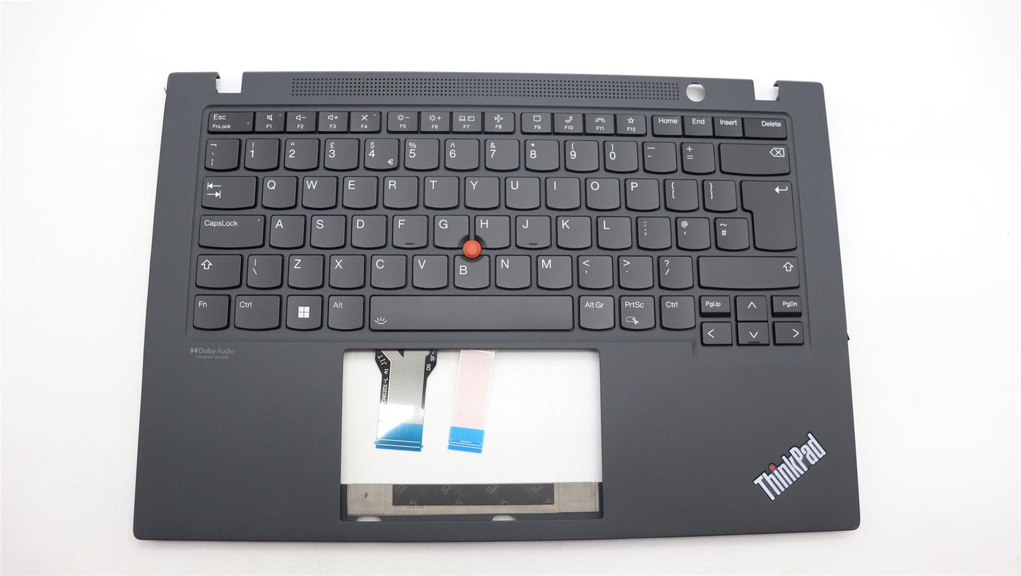 Lenovo ThinkPad T14s Gen 2 Keyboard Palmrest Top Cover UK Black 5M11F25308