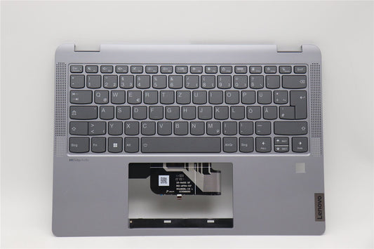Lenovo IdeaPad 5 14IRU8 Keyboard Palmrest Top Cover German Artic Grey 5CB1L30671