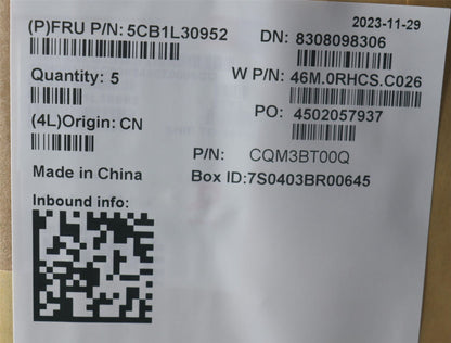 Lenovo Upper Case ASM_SWS W 82Y1 AB 5CB1L30952