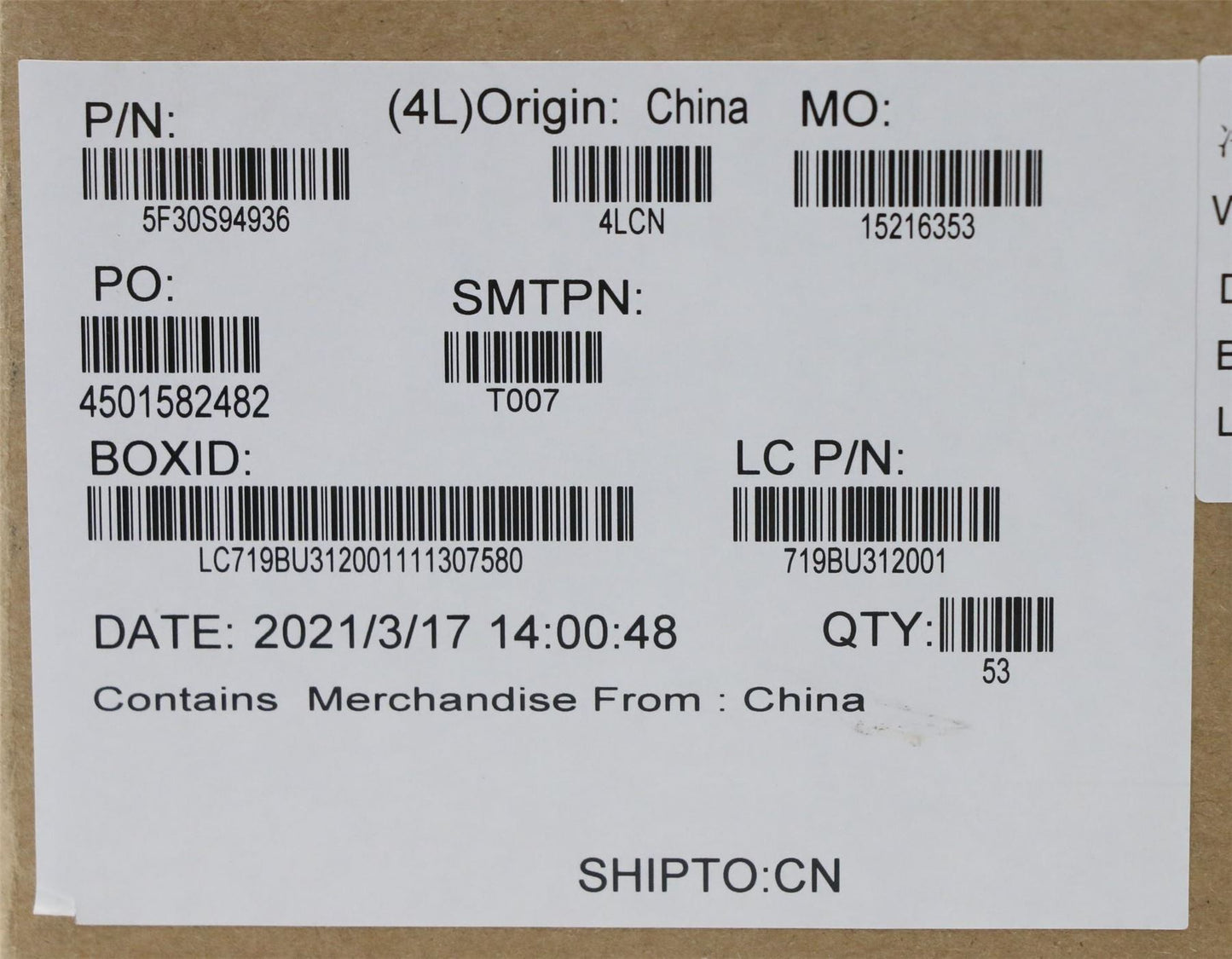 Lenovo FP BD L 82H9 O-film+Elan 5F30S94960
