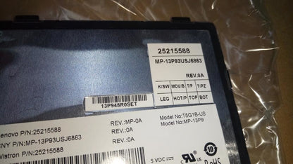 Lenovo USB-T5G1B-CCY-BlackeySilverFrame-BLKBD Keyboard 25215588