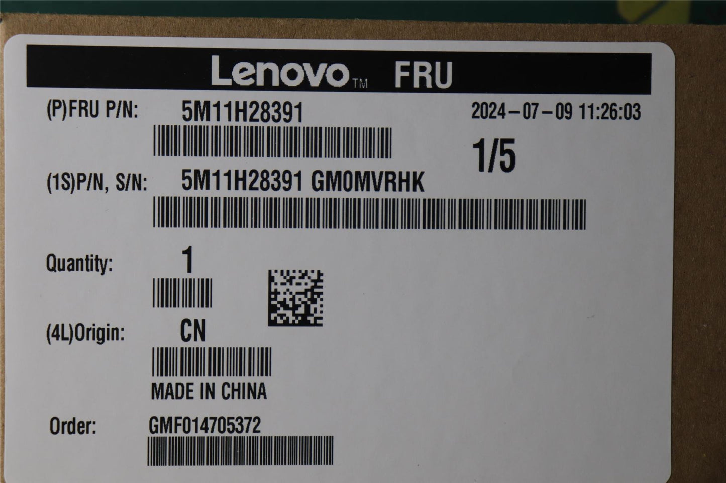 Lenovo NVLINK BKT 5M11H28391