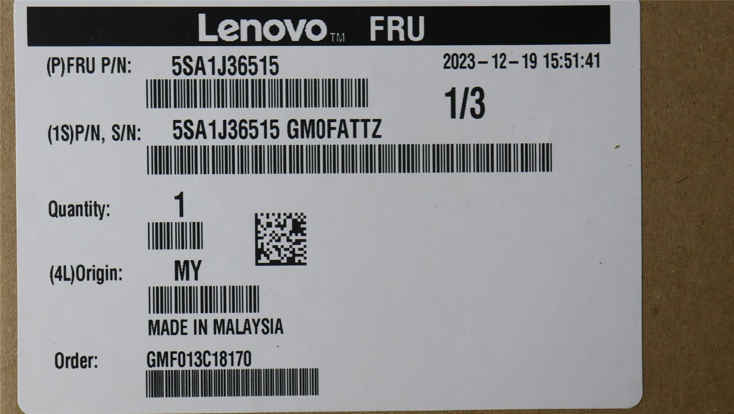 Lenovo ThinkStation P5 CPU Processor 5SA1J36515