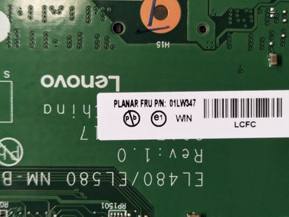 Lenovo ThinkPad L480 Motherboard Mainboard 01LW347