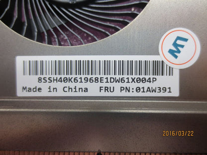 Lenovo ThinkPad T460p T470p Cooling Fan 01AW391