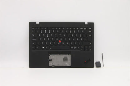 Lenovo ThinkPad X1 Gen 1 Keyboard Palmrest Top Cover Portuguese Black 5M11B38334
