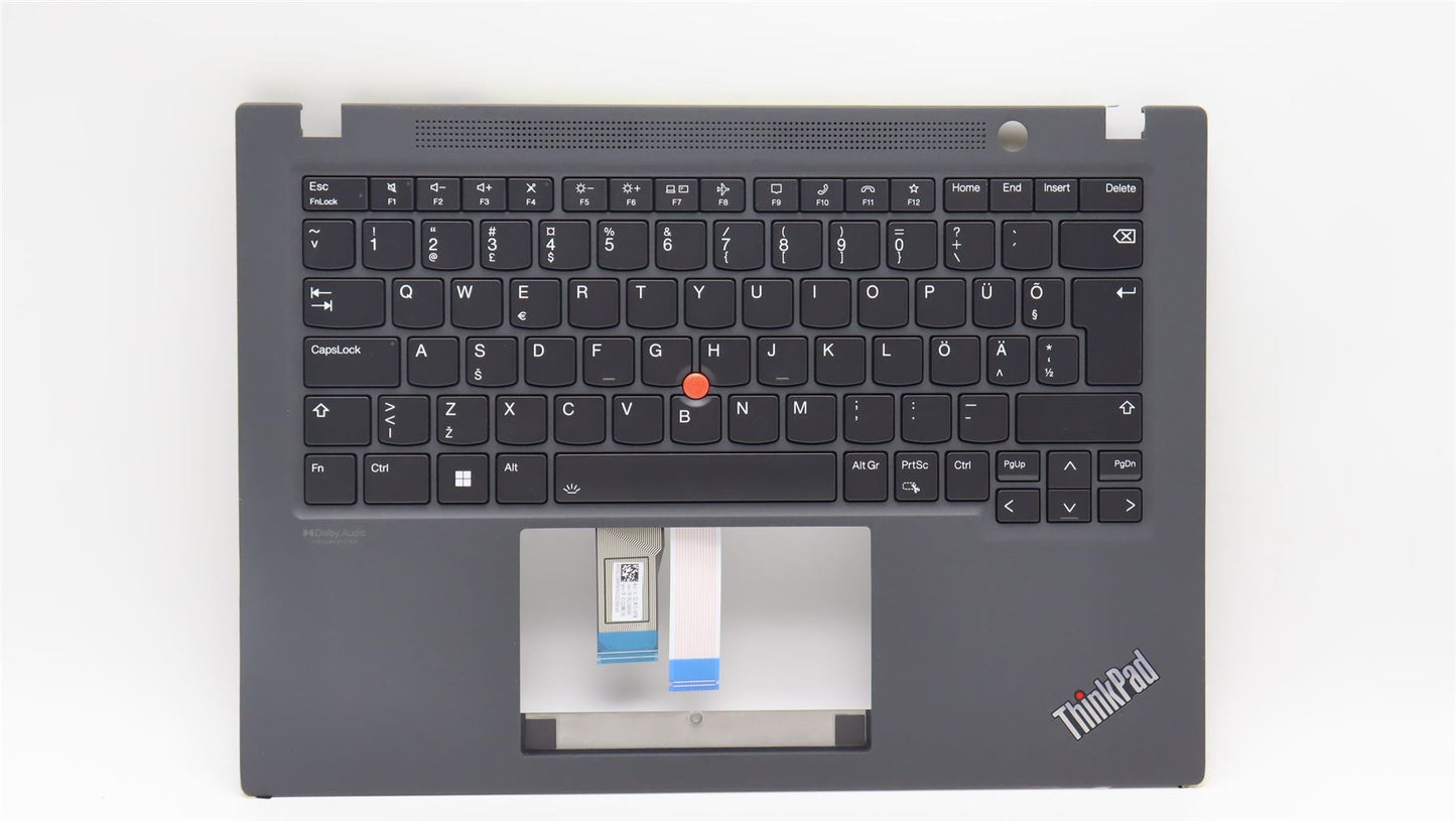 Lenovo ThinkPad T14s Gen 3 Keyboard Palmrest Top Cover Estonian Black 5M11H27658