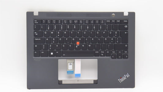 Lenovo ThinkPad T14s Gen 3 Keyboard Palmrest Top Cover Estonian Black 5M11H27658