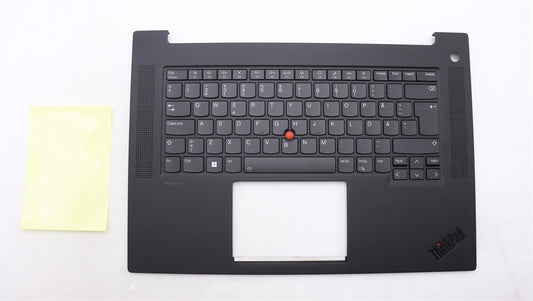 Lenovo ThinkPad P1 Gen 6 Keyboard Palmrest Top Cover Swedish Finnish 5M11L89021