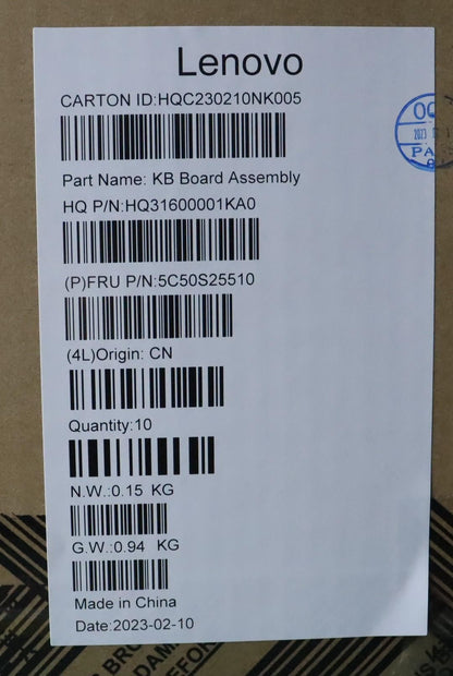 Lenovo CARDPOP H 83BR Left USB Board 5C50S25510