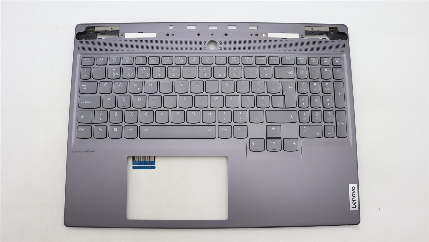 Lenovo Legion S7 16APH8 Keyboard Palmrest Top Cover Portuguese Grey 5CB1L68909