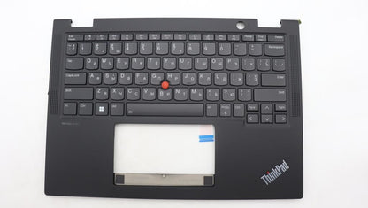 Lenovo ThinkPad X13 Gen 4 Keyboard Palmrest Top Cover Ukrainian Black 5M11L64183