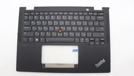 Lenovo ThinkPad X13 Gen 4 Keyboard Palmrest Top Cover Ukrainian Black 5M11L64183