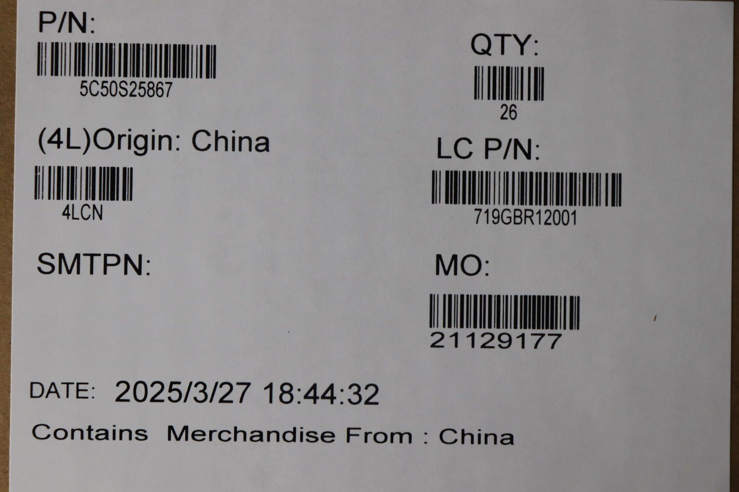 Lenovo CARDPOP L 83F5 PMIC/B Microphone Board 5C50S25867