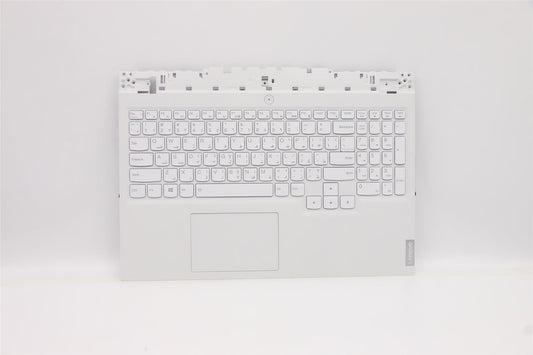 Lenovo Legion 5 15ITH6 Palmrest Cover Touchpad Keyboard Arabic White 5CB1D12355