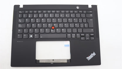 Lenovo ThinkPad X13 Gen 4 Keyboard Palmrest Top Cover Spanish Black 5M11H94555