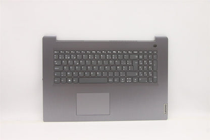 Lenovo IdeaPad 3-17ALC6 Palmrest Cover Touchpad Keyboard Belgian Grey 5CB1C75089