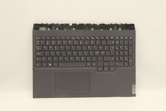 Lenovo Legion 5 16IAH7H Palmrest Cover Touchpad Keyboard Nordic Grey 5CB1F37753