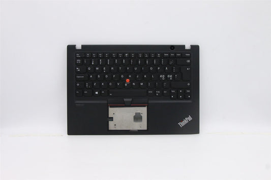 Lenovo ThinkPad T14s Keyboard Palmrest Top Cover Norwegian Black 5M10Z41312