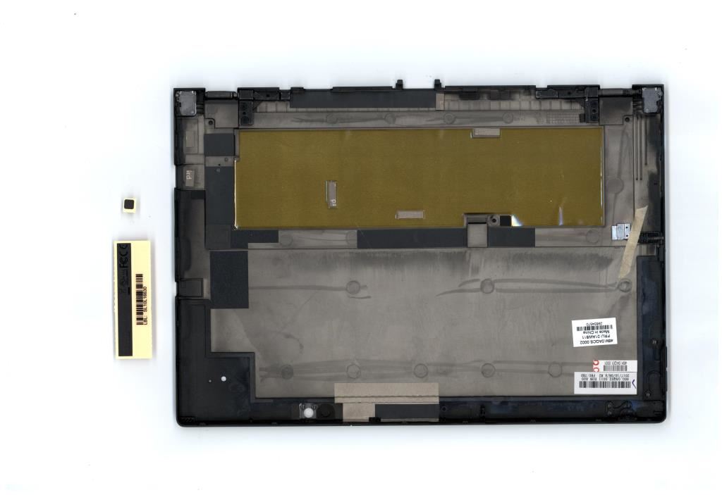 Lenovo Tablet X1 2nd LCD Cover Rear Back Housing Black 01AW811