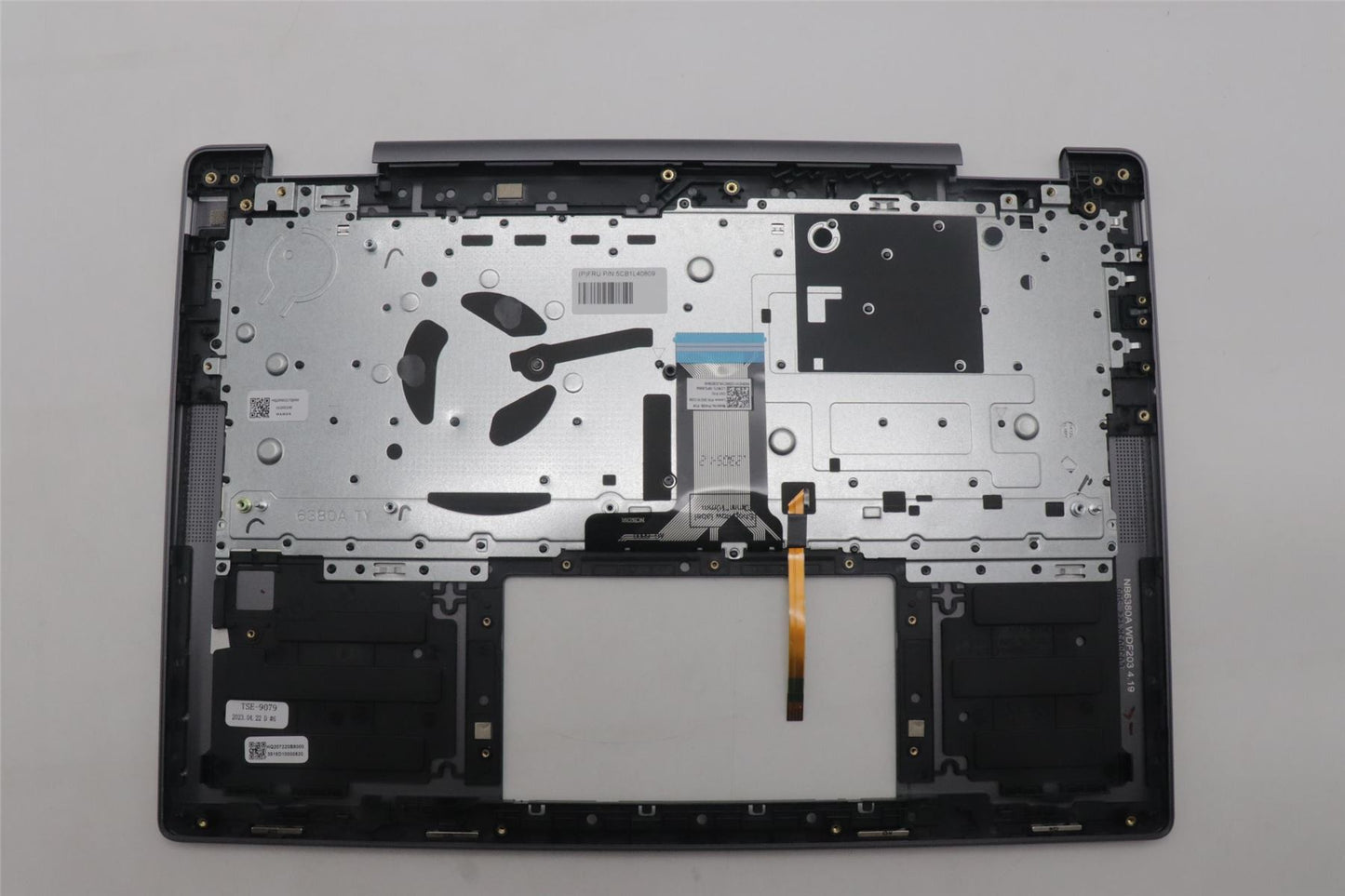 Lenovo Yoga 7 14IRL8 Keyboard Palmrest Top Cover Portuguese 5CB1L40809