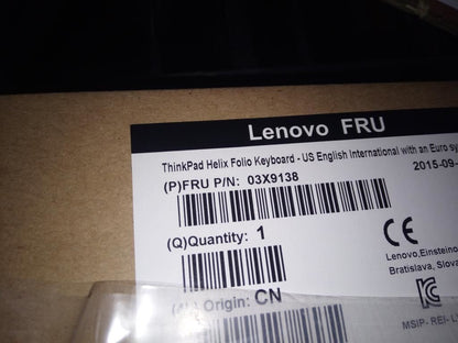 Lenovo TP Helix Folio KBD USI US English Keyboard 03X9138