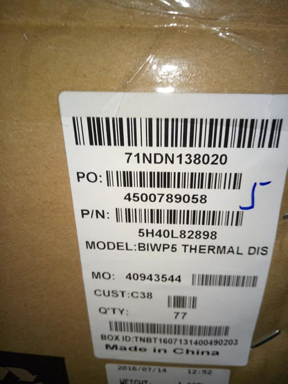 Lenovo 5H40L82898 HEATSINK Heatsink C 80UD DIS