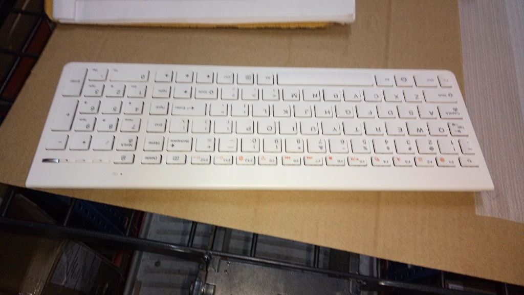 Lenovo Liteon SK-8861(US) 2.4G KB-WHT Android US English Keyboard 25214273