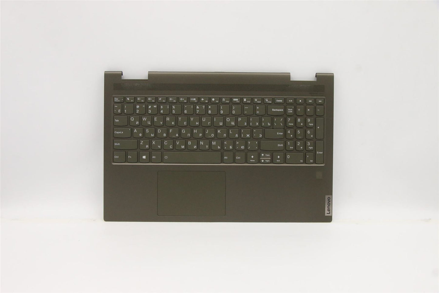 Lenovo Yoga 7-15ITL5 Palmrest Cover Touchpad Keyboard Russian Green 5CB1A22447