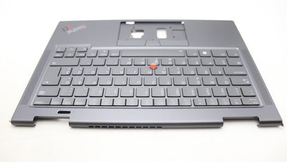 Lenovo ThinkPad X1 8th Gen Keyboard Palmrest Top Cover Slovenian Grey 5M11H62323