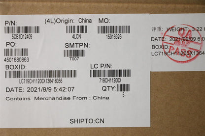 Lenovo Upper Case ASM_TC L82N7 SG 5CB1D12409