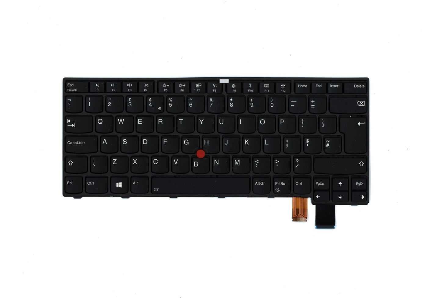 Lenovo ThinkPad T470p Keyboard UK Black Backlit 01EP456