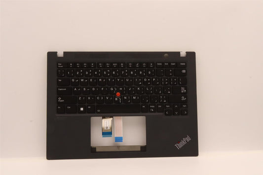 Lenovo ThinkPad T14s Gen 3 Keyboard Palmrest Top Cover Arabic Black 5M11G27127