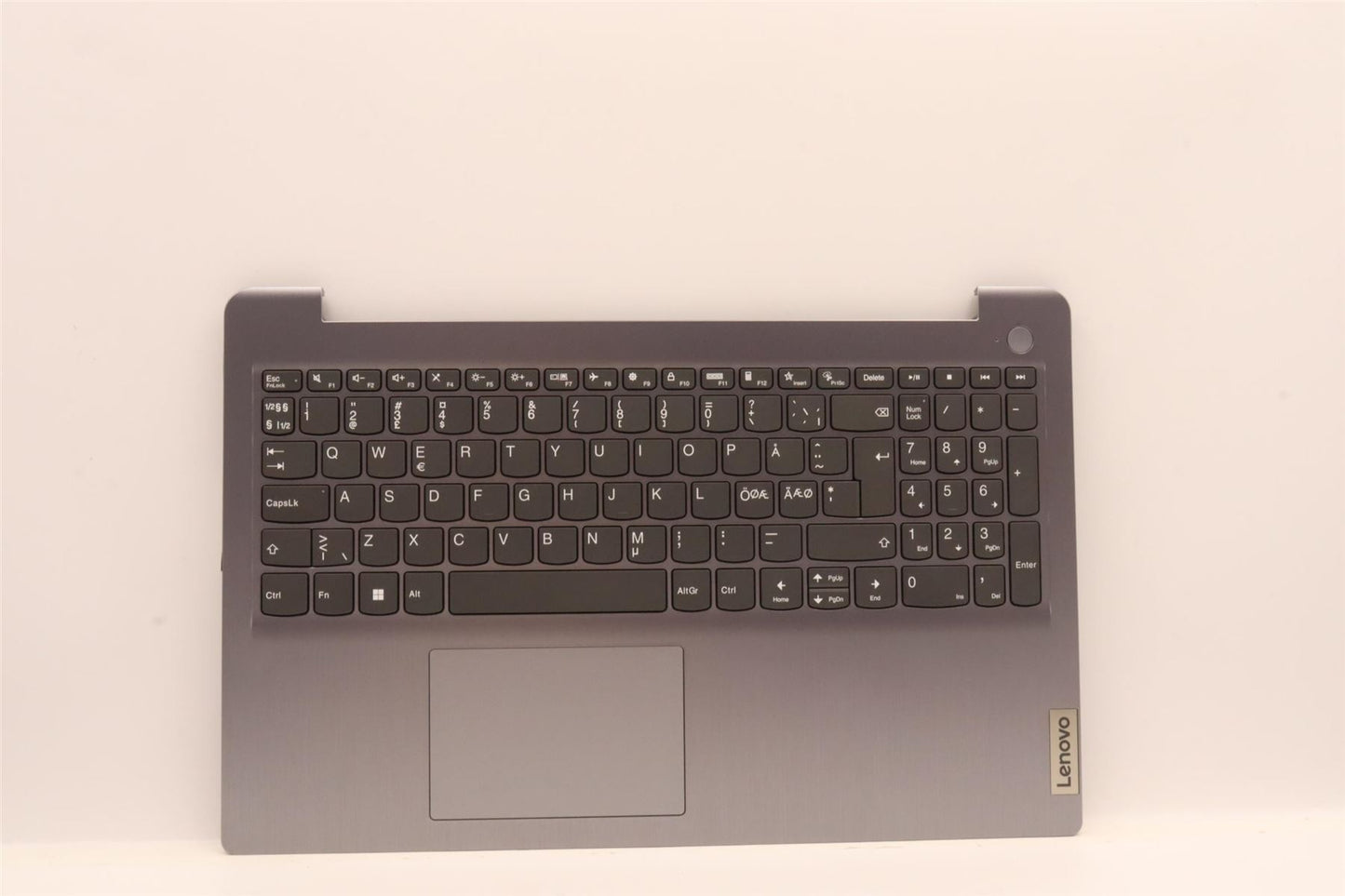 Lenovo IdeaPad 3 15IAU7 Palmrest Cover Touchpad Keyboard Nordic 5CB1H78313
