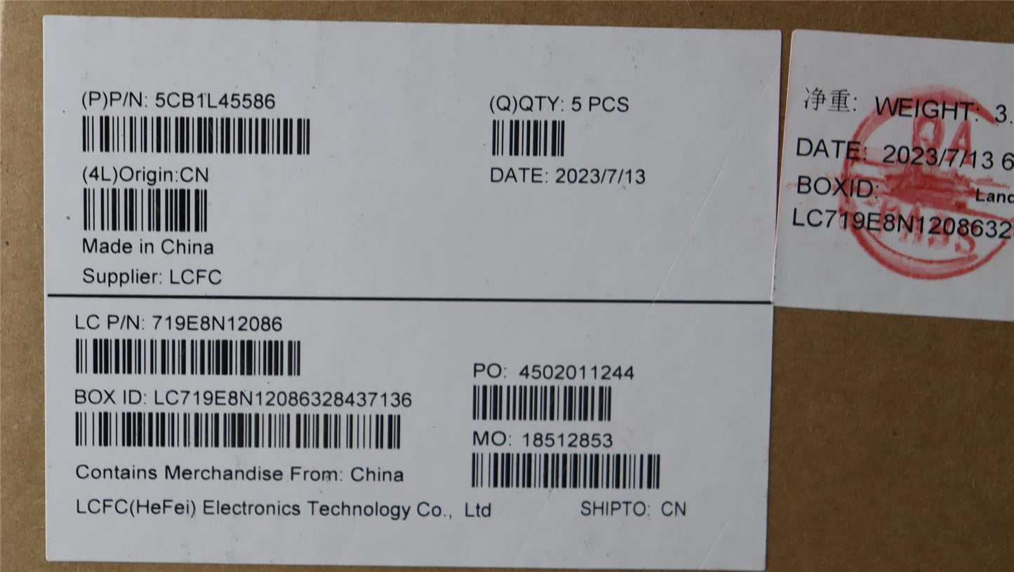 Lenovo Upper Case ASM_SPA L82X7 ABFP BL 5CB1L45586