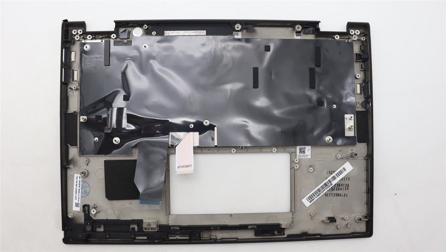 Lenovo ThinkPad X13 Gen 4 Keyboard Palmrest Top Cover Danish Black 5M11L64096
