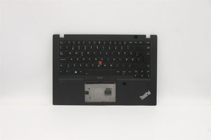 Lenovo ThinkPad T14s Keyboard Palmrest Top Cover Danish Black Backlit 5M10Z54244