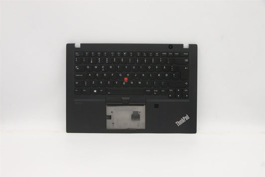 Lenovo ThinkPad T14s Keyboard Palmrest Top Cover Danish Black Backlit 5M10Z54244