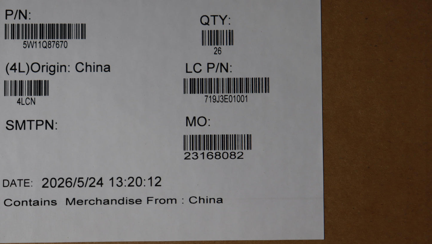 Lenovo WIRELESS Wireless,WWAN,FXN,SDX61 Paris WWAN Foxconn Board 5W11Q87670