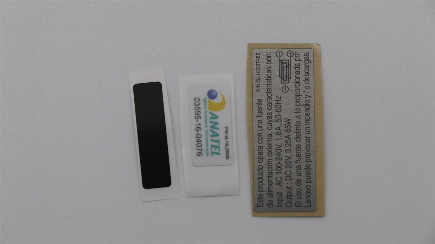 Lenovo LABEL Jinn2 FRU GEO LABEL KIT, Silver 02DL902