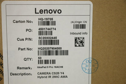 Lenovo Pro 5-16ACH6 5 Pro-14ITL6 Webcam Web Cam Camera Cam 5C20X02445