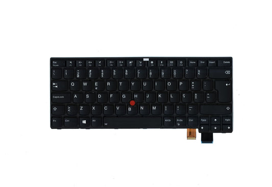 Lenovo ThinkPad T470s 13 2 Keyboard Portuguese Black Backlit 01EN704