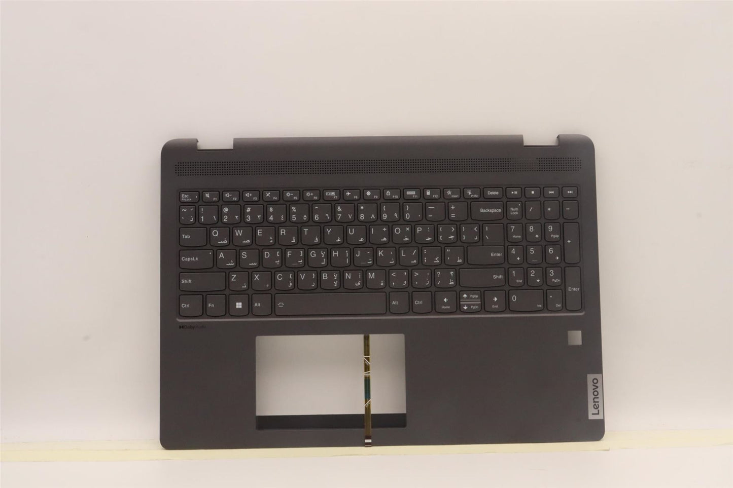 Lenovo IdeaPad 5 16IAU7 Keyboard Palmrest Top Cover Arabic Slate Grey 5CB1H80897