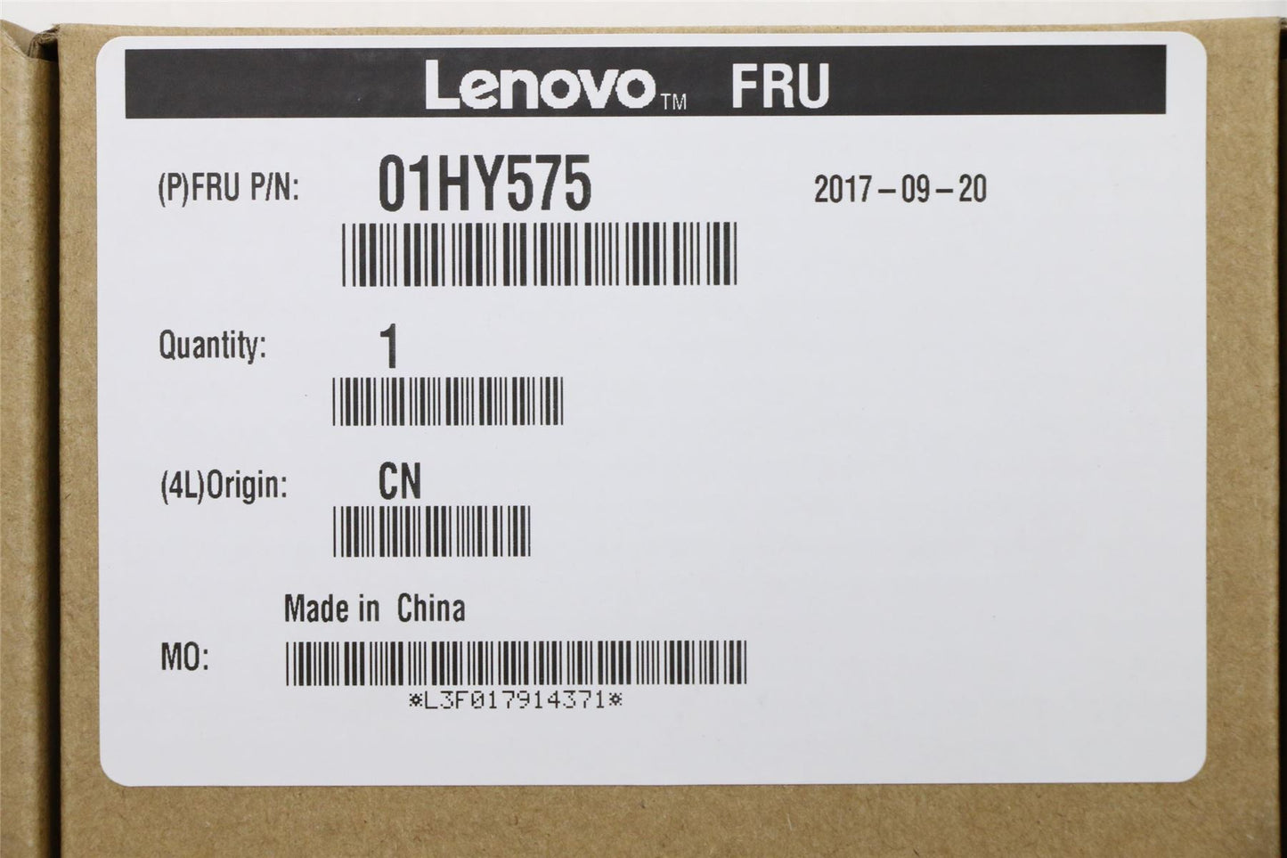 Lenovo 01HY575 LABEL FRU label kits
